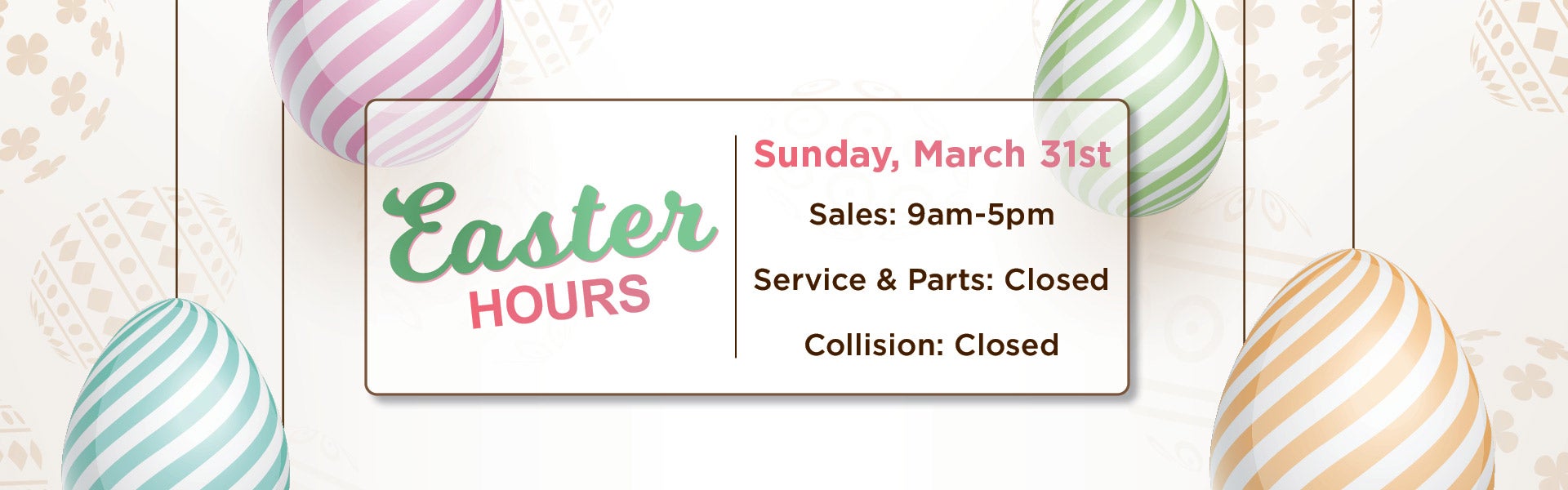 Easter Hours