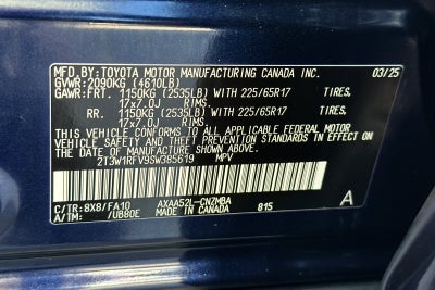 2025 Toyota RAV4 XLE