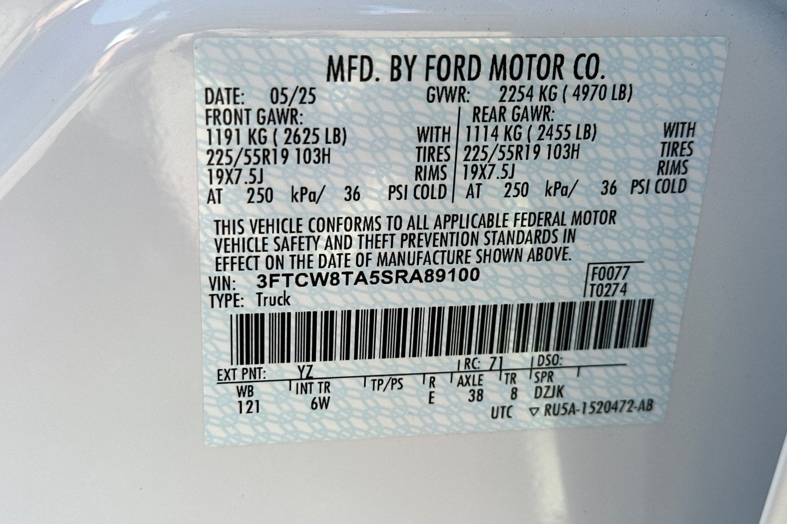 2025 Ford Maverick Lobo Standard
