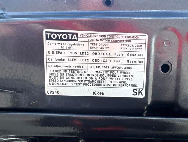 2015 Toyota TACOMA PRERUNNER PreRunner V6