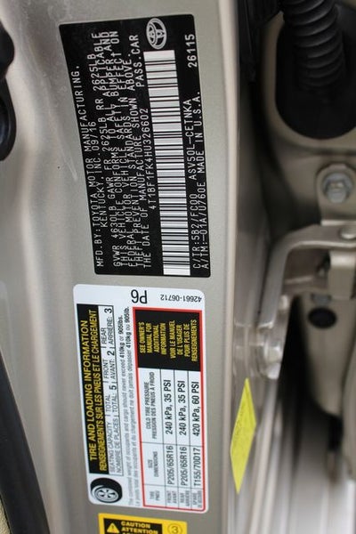 2017 Toyota Camry Base