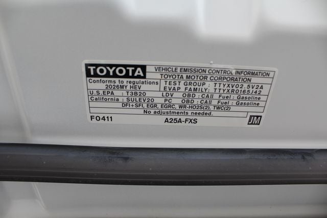2026 Toyota Camry LE