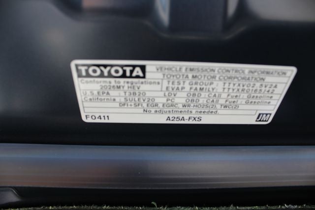 2026 Toyota CAMRY SE