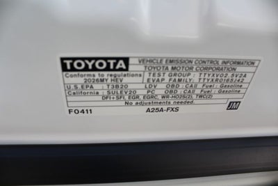 2026 Toyota Camry LE