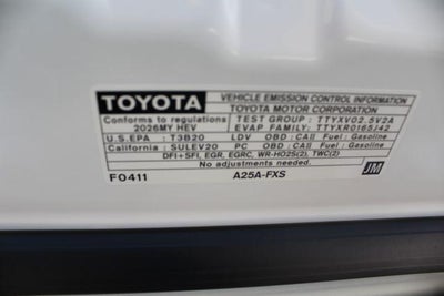 2026 Toyota Camry LE