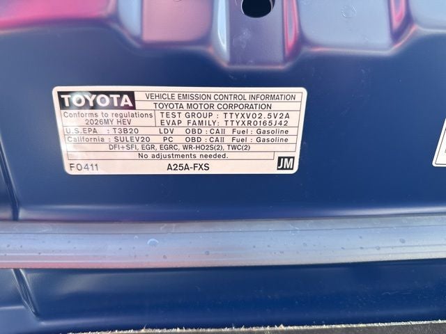 2026 Toyota CAMRY LE
