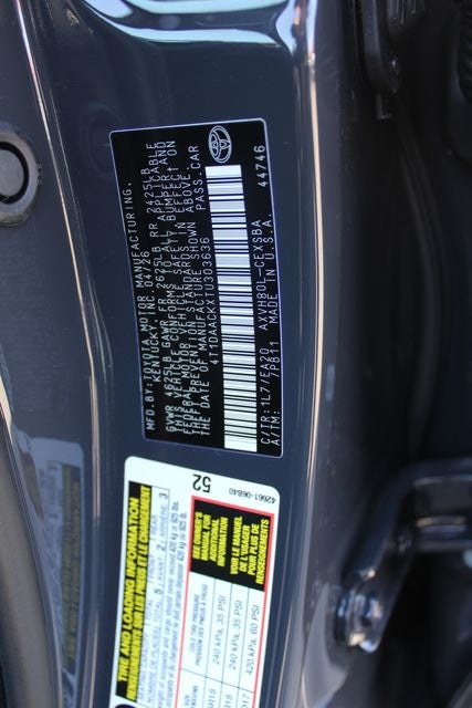 2026 Toyota CAMRY SE