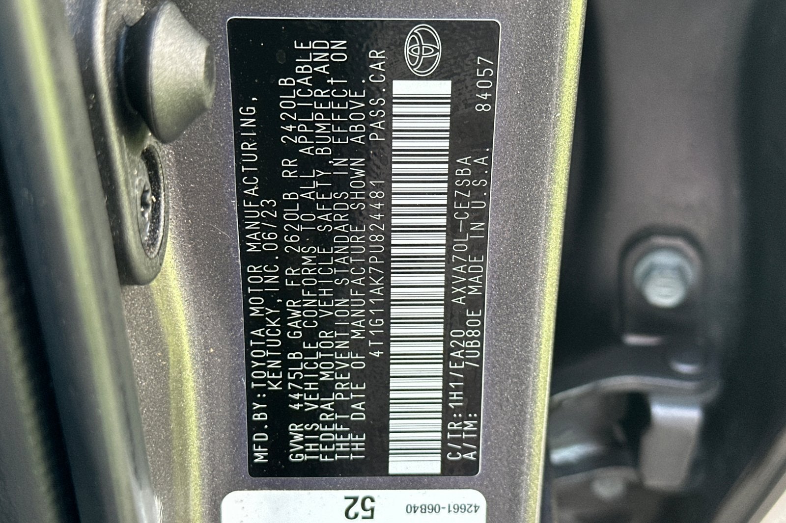 2023 Toyota Camry SE