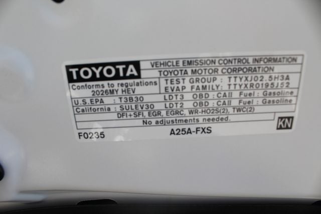 2026 Toyota Sienna XSE 7 Passenger