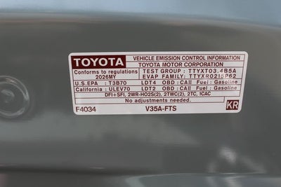2026 Toyota Tundra SR5