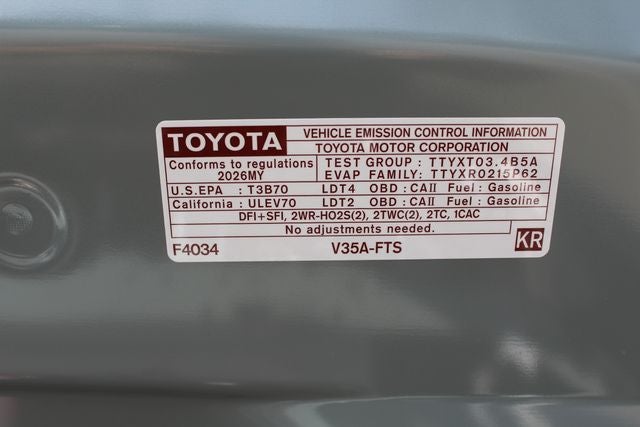2026 Toyota Tundra SR5