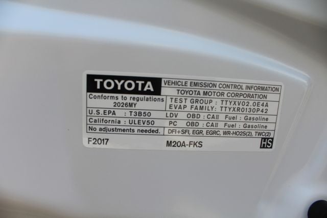2026 Toyota Corolla LE