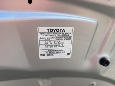 2022 Toyota COROLLA LE
