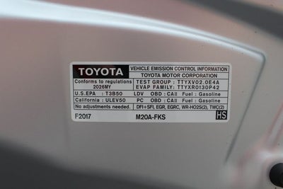 2026 Toyota COROLLA SE