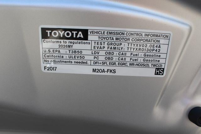 2026 Toyota COROLLA SE
