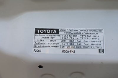 2026 Toyota Corolla Cross Hybrid Hybrid SE