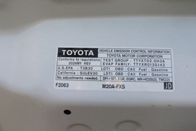 2026 Toyota Corolla Cross Hybrid Hybrid SE