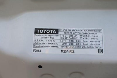 2026 Toyota Corolla Cross Hybrid Hybrid SE