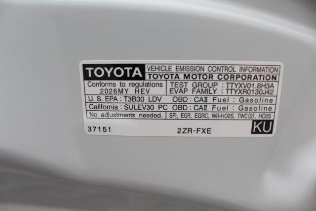 2026 Toyota Corolla Hybrid SE