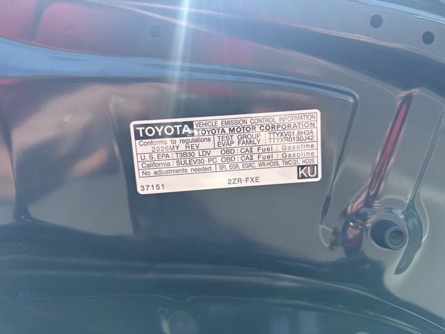 2026 Toyota COROLLA HYBRID SE