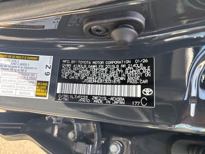 2026 Toyota COROLLA HYBRID SE