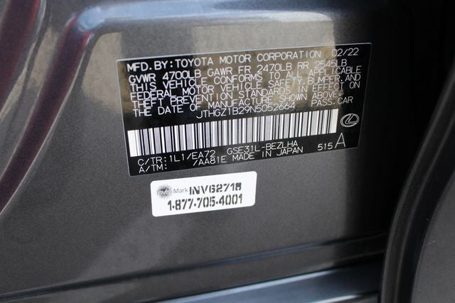 2022 Lexus IS 350 F SPORT