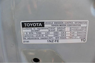 2016 Toyota Yaris L