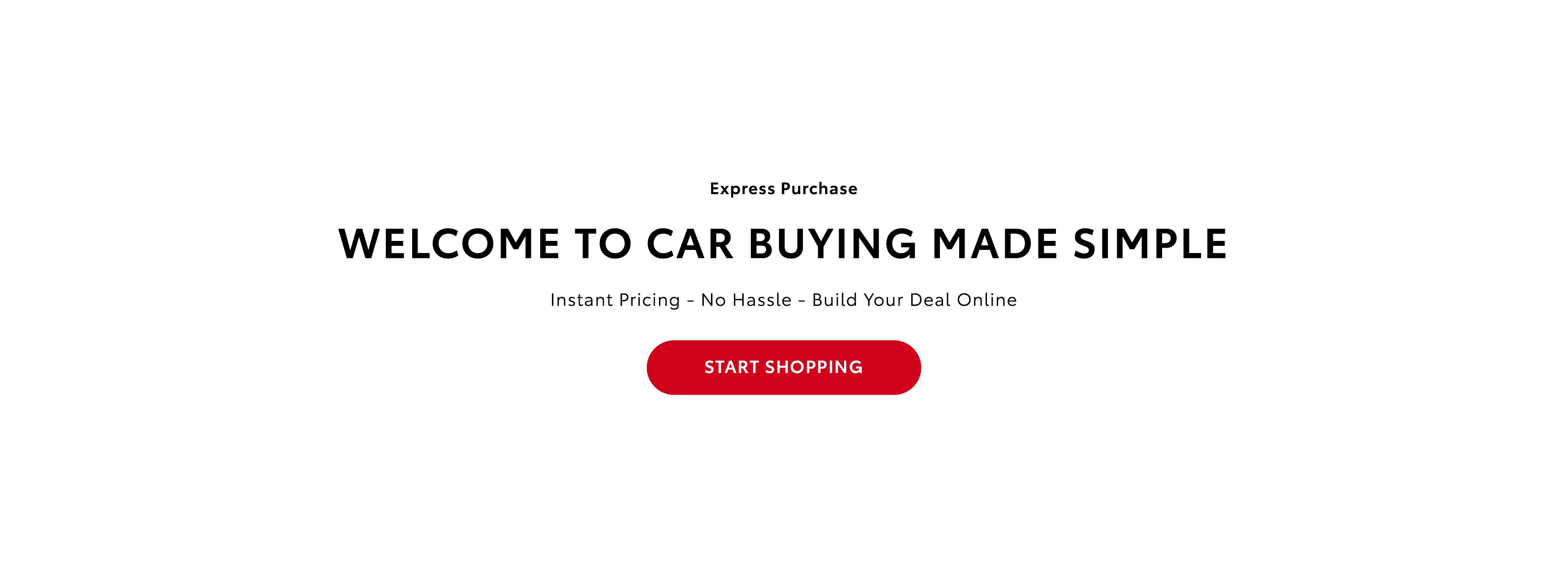 WEelcome to car buying made simple