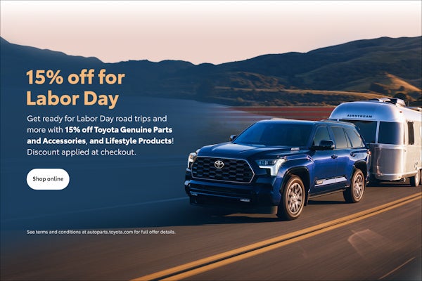 15% off for Labor Day