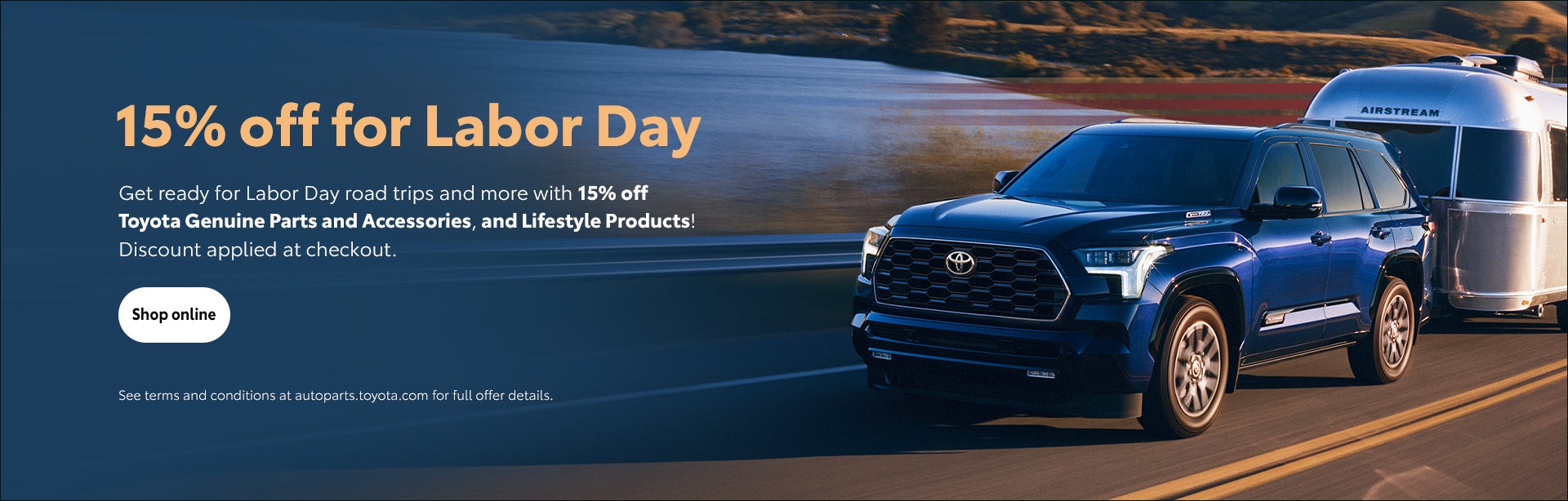 15% off for Labor Day