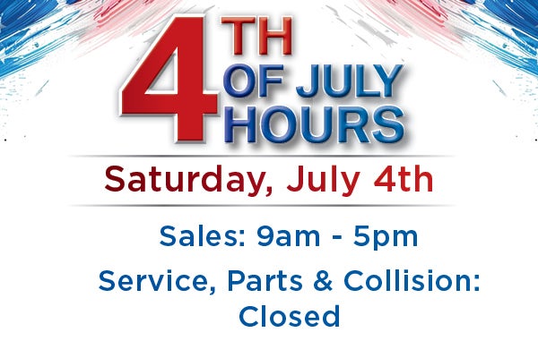 4th of July Hours