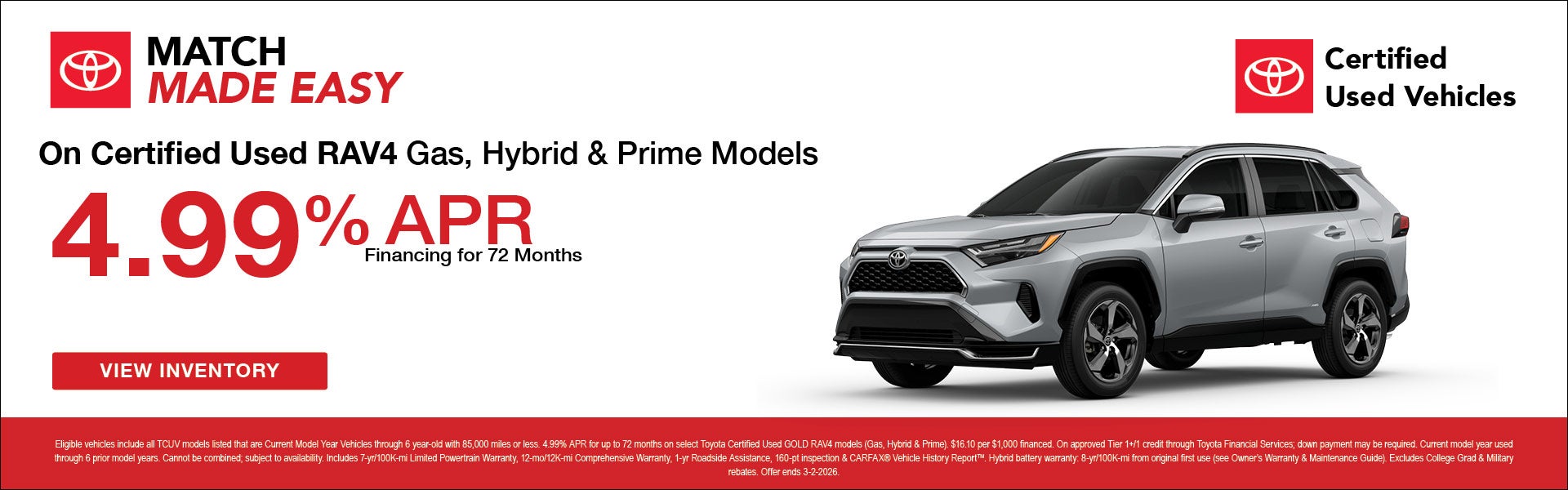 Certified Toyota RAV4