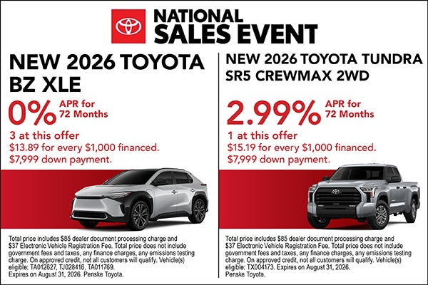New 2026 Toyota Offer