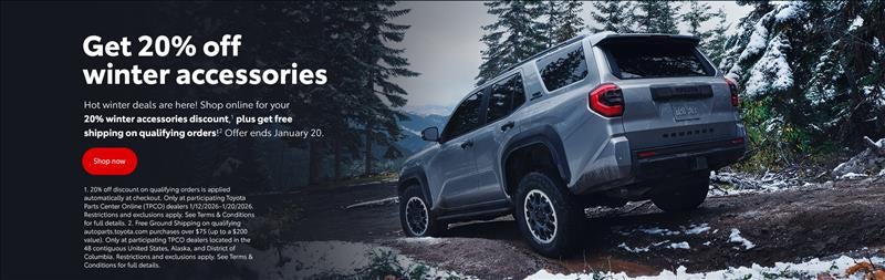 Get 20% off winter accessories